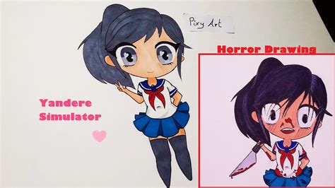 Yandere Chan Drawing Made a little fan art drawing for the upcoming ...