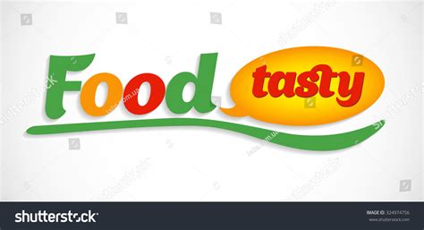 Food Tasty Yummy Symbols Logos Food Stock Vector (Royalty Free ...