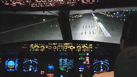 Airbus A320 Cockpit Takeoff