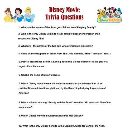 80s Movie Trivia - 10 Free PDF Printables | Printablee