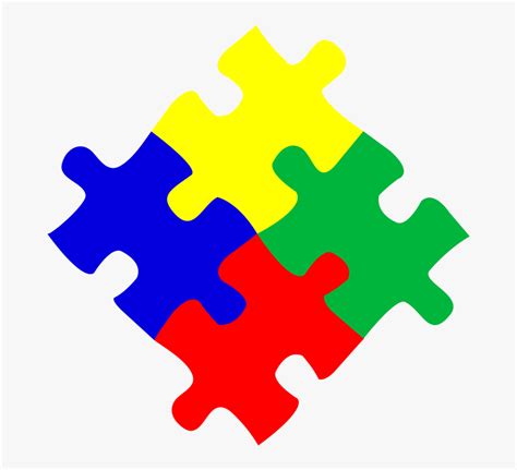 Puzzle Piece Border Quotes - Autism Puzzle Piece Clipart, HD Png ...