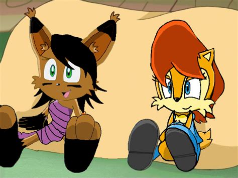 Nicole and Sally in Sonic X by Preciousse on DeviantArt