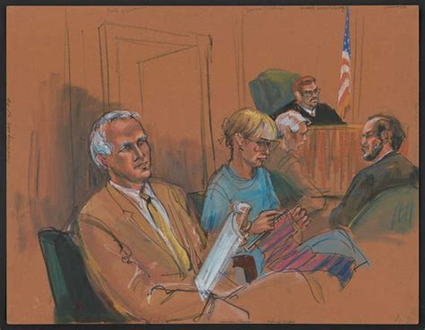 10+ Rare Courtroom Sketches From Most Infamous Trials Where No Cameras ...