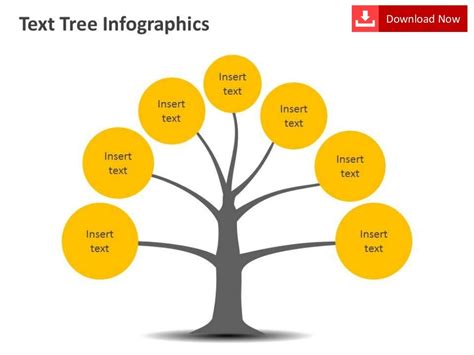 Tree Diagram Infographic - Editable PowerPoint Template