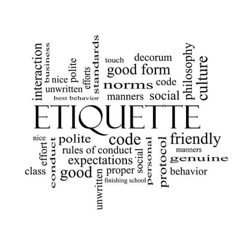 Etiquette Classes and Basic Rules - Self Development Journey