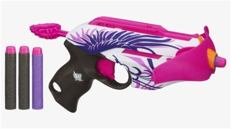 Nerf Gun Rebelle Pink Crush Blaster, Hd Png Download - Girl Nerf Guns ...