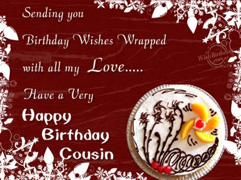 Birthday Wishes For Cousin - Birthday Wishes, Happy Birthday Pictures