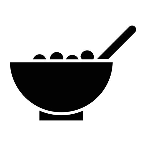 Cereal Bowl Icon Style 8331196 Vector Art at Vecteezy