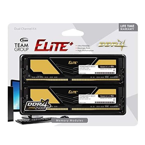 TEAMGROUP Elite Plus DDR4 8GB (2x4GB) 2400MHz vs Kingston HyperX Red ...