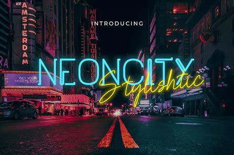 30 Best Neon Fonts for Standout Designs - Vandelay Design