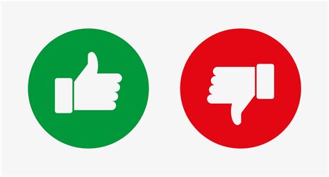 Thumbs Up Thumbs Down Vector Art, Icons, and Graphics for Free Download