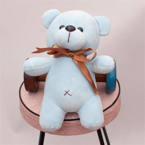 Blue Plush Teddy Bear