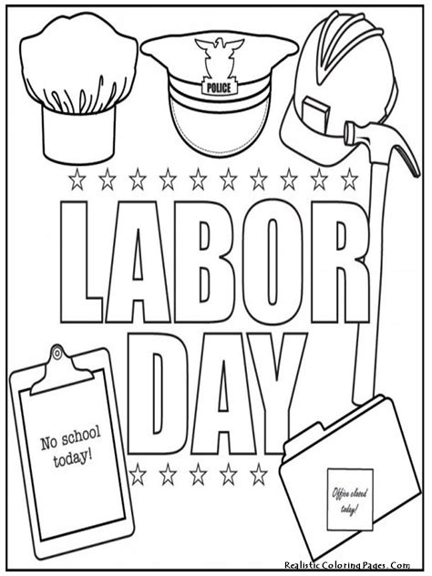 Labor Day Coloring Pages Free Printable at GetColorings.com | Free ...