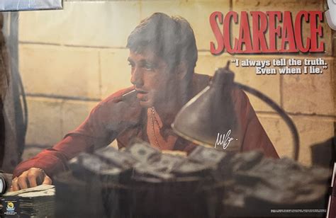 Scarface Signed Poster Al Pacino Original, Vintage, Great Gifts, 70s ...