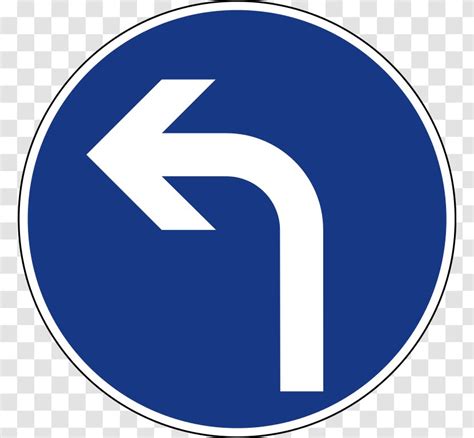 Traffic Sign U-turn Clip Art - Mandatory - Arrow Transparent PNG