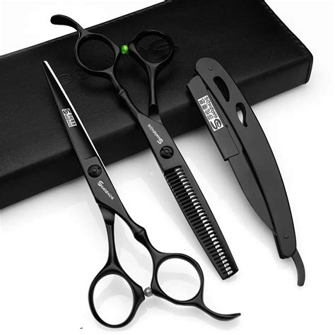 2018 Japan 440c imported professional hair scissors stainless steel ...