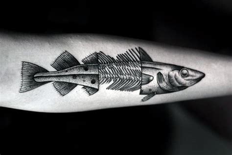 50 Epic Fish Skeleton Tattoo Designs for Men [2023 Guide]