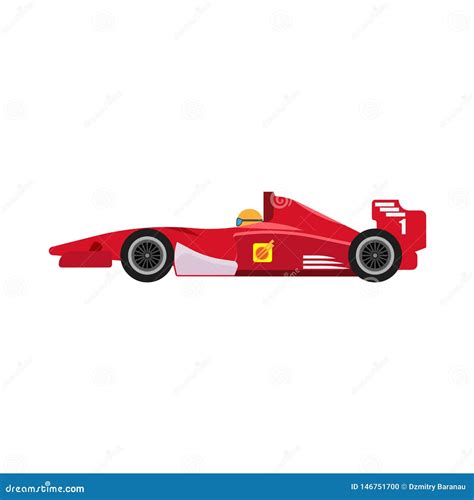 Formula One Car Side View Stock Illustrations – 473 Formula One Car ...