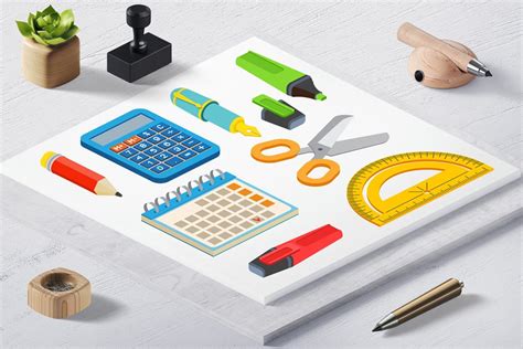 2:1 Isometric Drawing Tools | Pre-Designed Illustrator Graphics ...