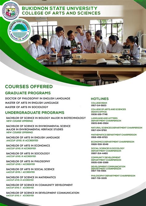 Courses Offered A.Y. 2020 - Bukidnon State University