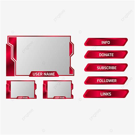 Live Stream Banner Vector Design Images, Twitch Banner Collection For ...