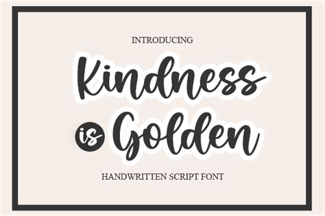 Kindness is Golden Font FREE Download & Similar Fonts | FontGet