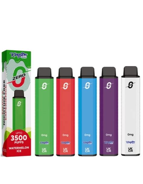 Kingston ZERO Nicotine Disposable Vape Kit 3500 Puffs, DISPOSABLES