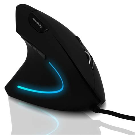 TSV Wired Vertical Ergonomic Mouse, 6 Buttons Optical Ergo Mouse with 4 ...