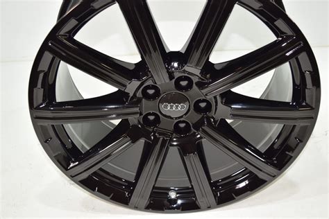 20″ AUDI Q7 FACTORY OEM ORIGINAL WHEELS BLACK 2015-2022 – Factory Wheel ...