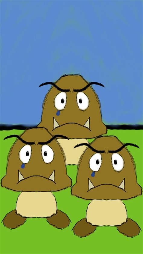 The Sad GOOMBA Trio by CartoonsOnly on DeviantArt