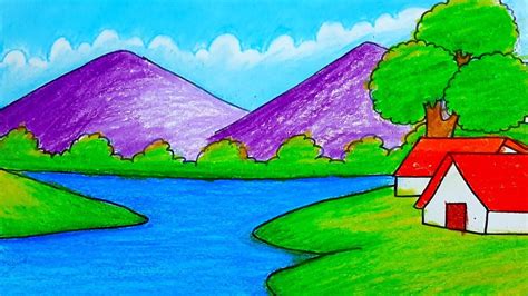 How To Draw Cartoon Landscapes | Images and Photos finder