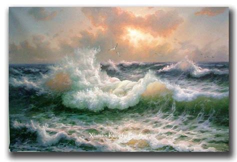 how to paint waves in oil - Macy Colvin