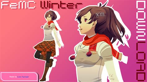 FeMC (Winter Outfit) - Persona 3 Portable - [DL] by LazySpongie on ...