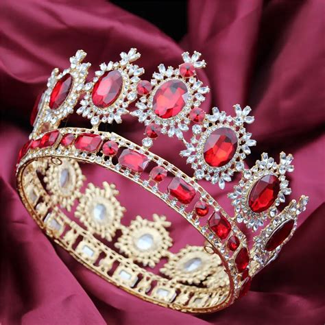 Large Queen King Pageant Crown for Wedding Tiaras and Crowns Big ...