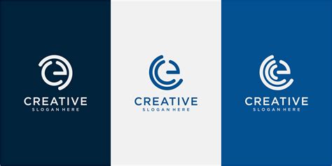 E Logo Vector Art, Icons, and Graphics for Free Download