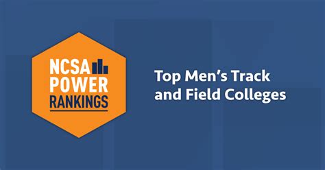 Best Men’s Track and Field Colleges | NCSA Power Rankings 2022