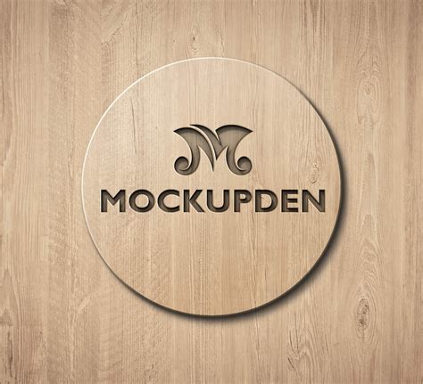 Free Logo Mockup Template PSD - Mockup Den