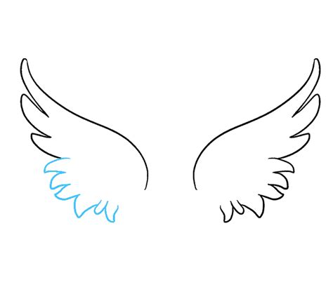 How to Draw Angel Wings: Easy Step-by-Step Angel Wings Drawing Tutorial ...