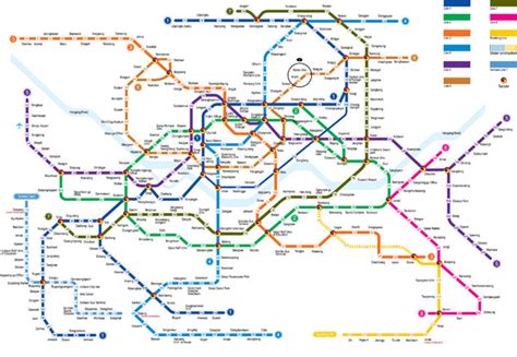 Seoul Subway Map - Seoul Korea • mappery