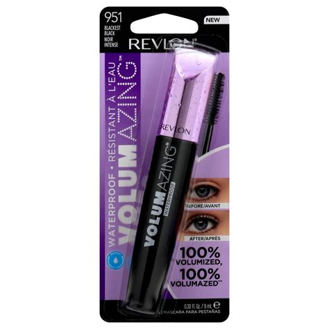 Revlon Volumazing Mascara, Blackest Black Waterproof - Shop Mascara at ...