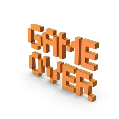 Pixel Font Game Over PNG Images & PSDs for Download | PixelSquid ...