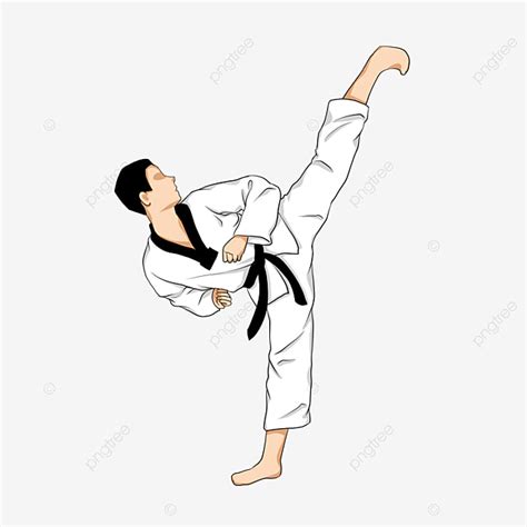 Taekwondo Kick PNG Image, Taekwondo Actual Kick, Taekwondo, Kicking ...