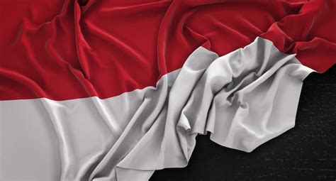 Free Photo | Indonesia Flag Wrinkled On Dark Background 3D Render