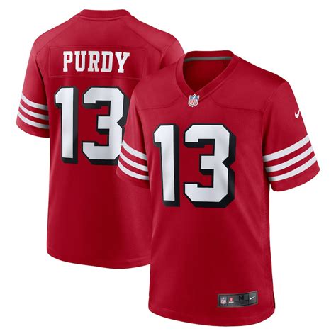 US$ 23.00 - Men's San Francisco 49ers #13 Brock Purdy 2022 Red Color ...