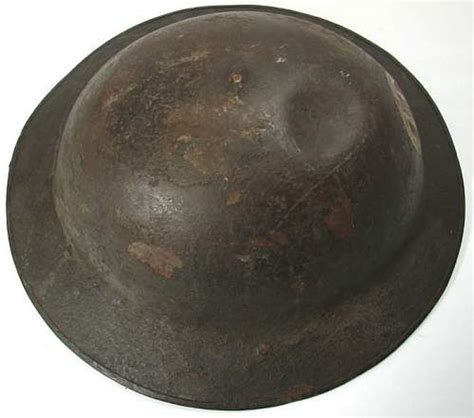 Canadian or British WW1(?) MK1 (?) Painted Helmet Marking ID?