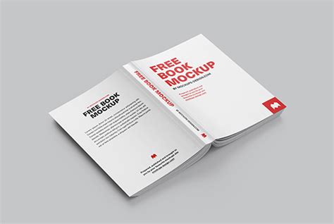 Free octavo book mockup - Mockups Design