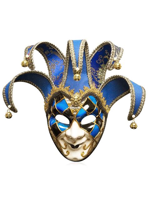 [62% OFF] Halloween Festival Masquerades Party Jester Mask | Rosegal