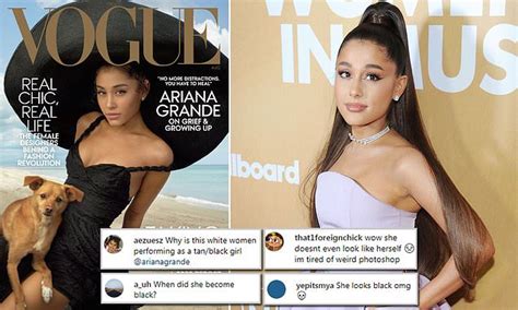 Fans think Ariana Grande is unrecognizable on her Vogue cover as they ...