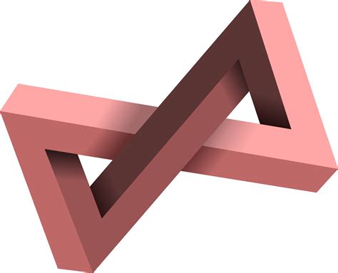 digital Art, Hourglasses, Optical Illusion, Simple, Penrose Triangle ...