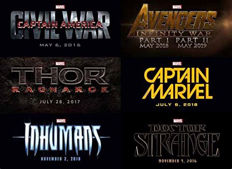 Marvel Movie Logos, A New Trend? - Todd's Blog